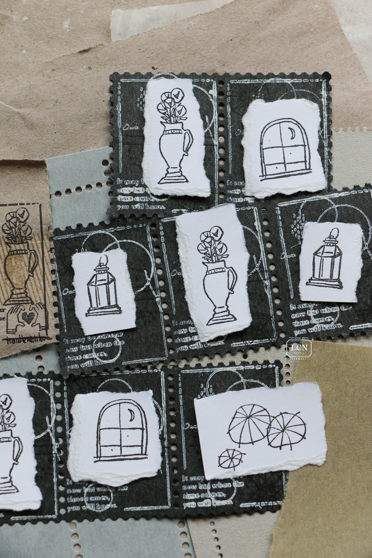 【PRE-ORDER】LCN Design Studio: Fall 2026 Rubber Stamps