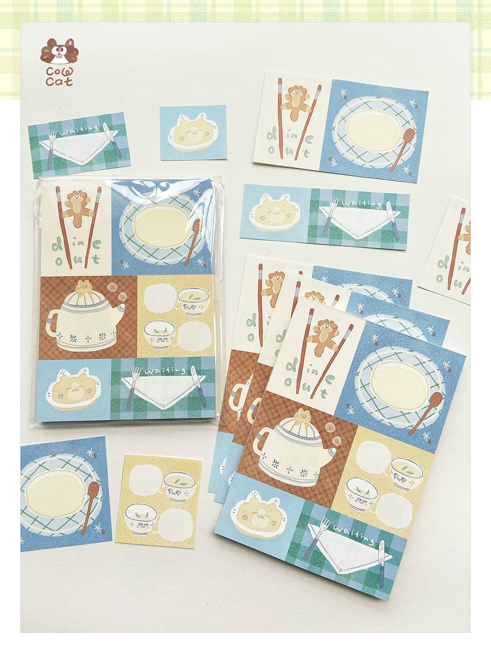 Cow Cat Memo Pad: Hong Kong Style Restaurant