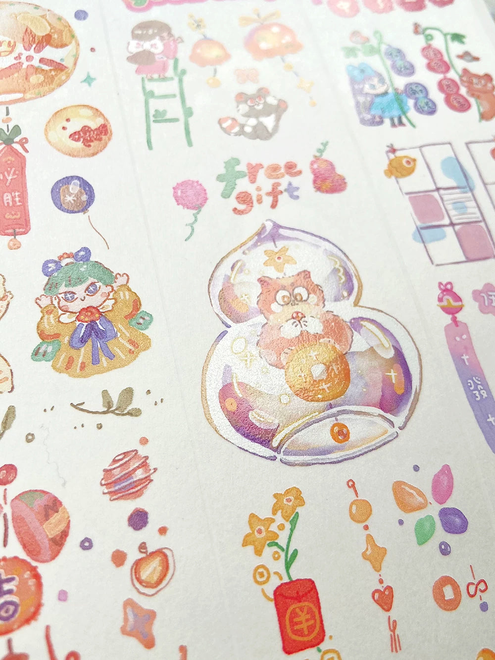 Cow Cat Washi Tape: Make A Wish