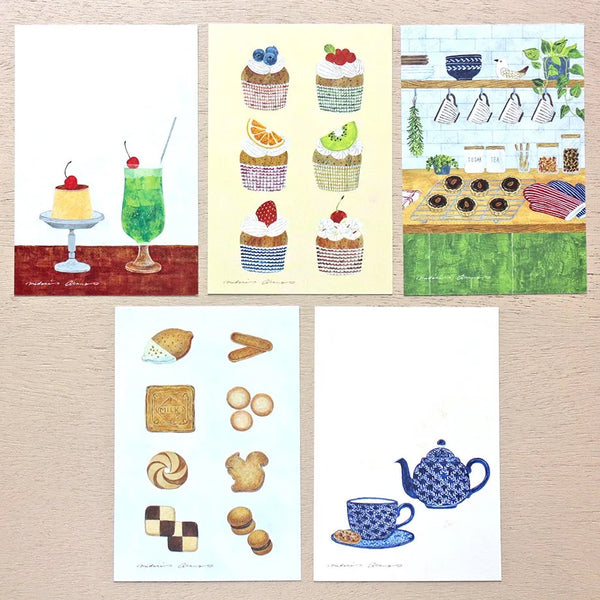 Cozyca Postcards Booklet: Three O'Clock