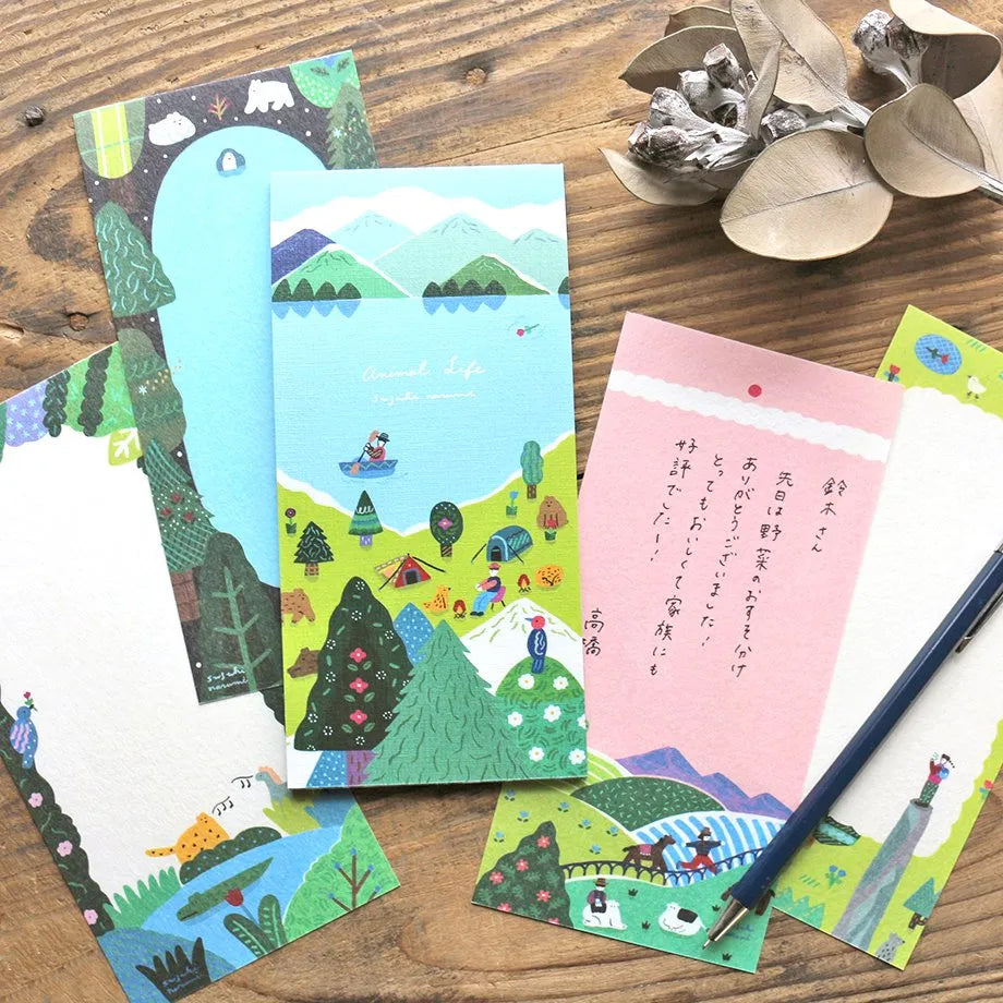 Cozyca Ippitsusen Memo Pad: Animal Life