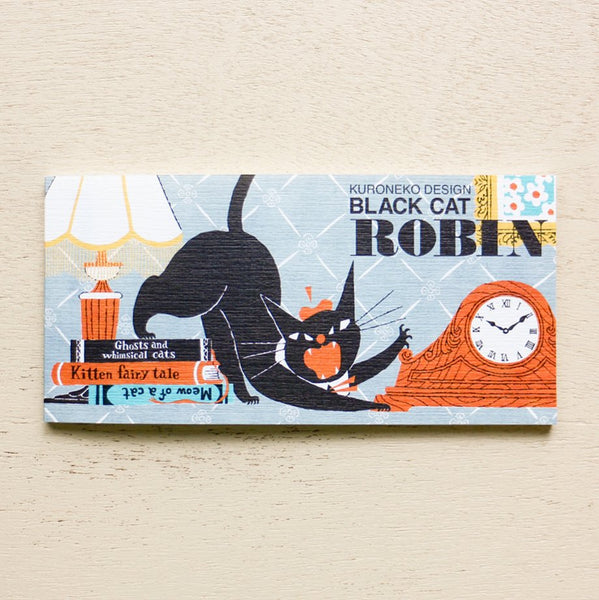 Cozyca Ippitsusen Memo Pad: Black Cat Robin A