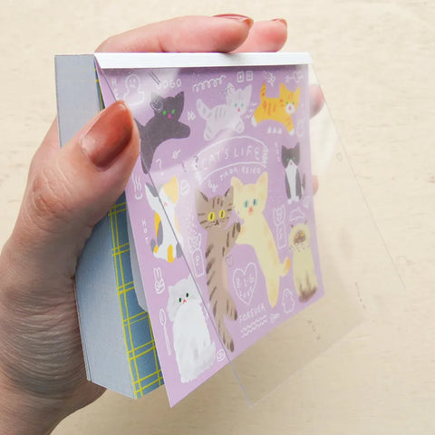 Cozyca Memo Block: Cat's Life