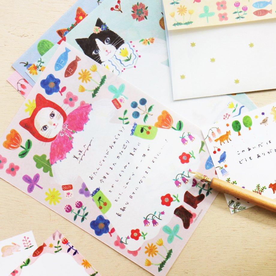 Cozyca Letter Set: Cat and Onepiece