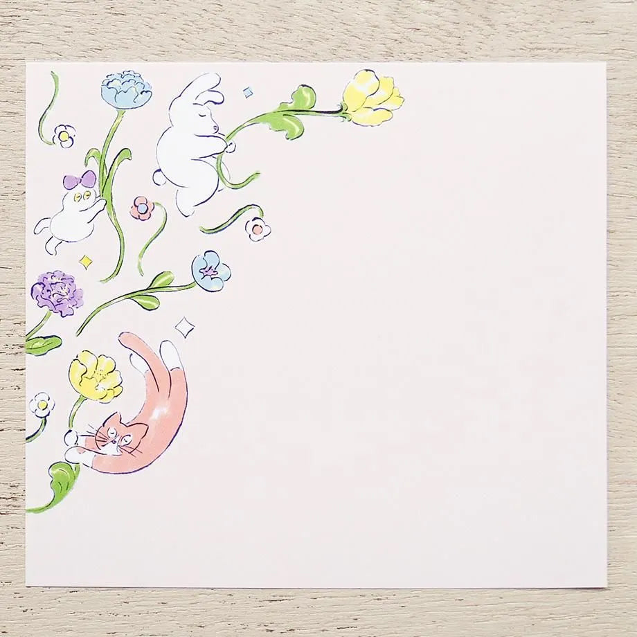 Cozyca Memo Block: Everyone Riding on the Spring Breeze