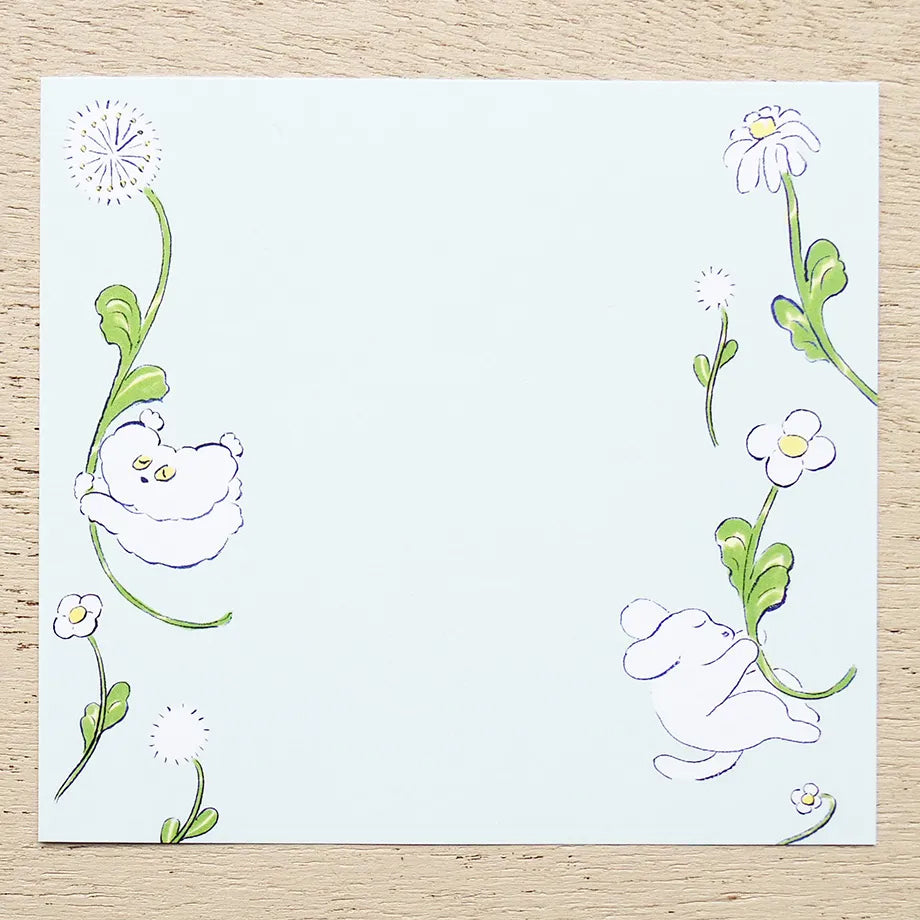 Cozyca Memo Block: Everyone Riding on the Spring Breeze