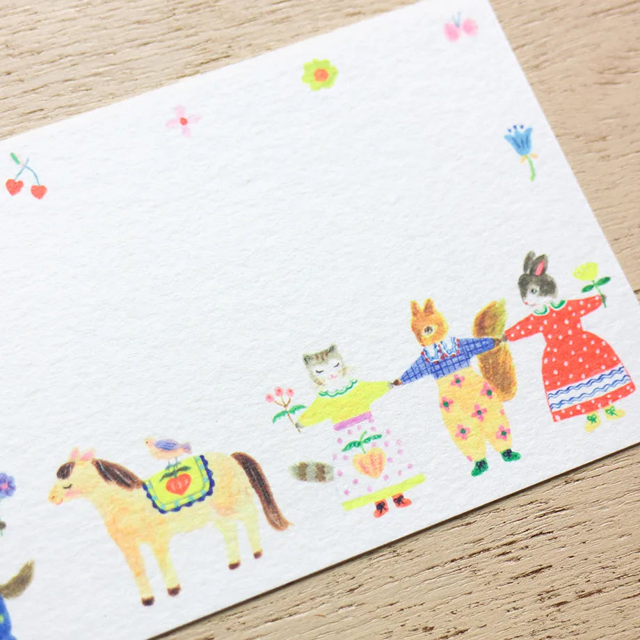Cozyca Ippitsusen Memo Pad: Jardin