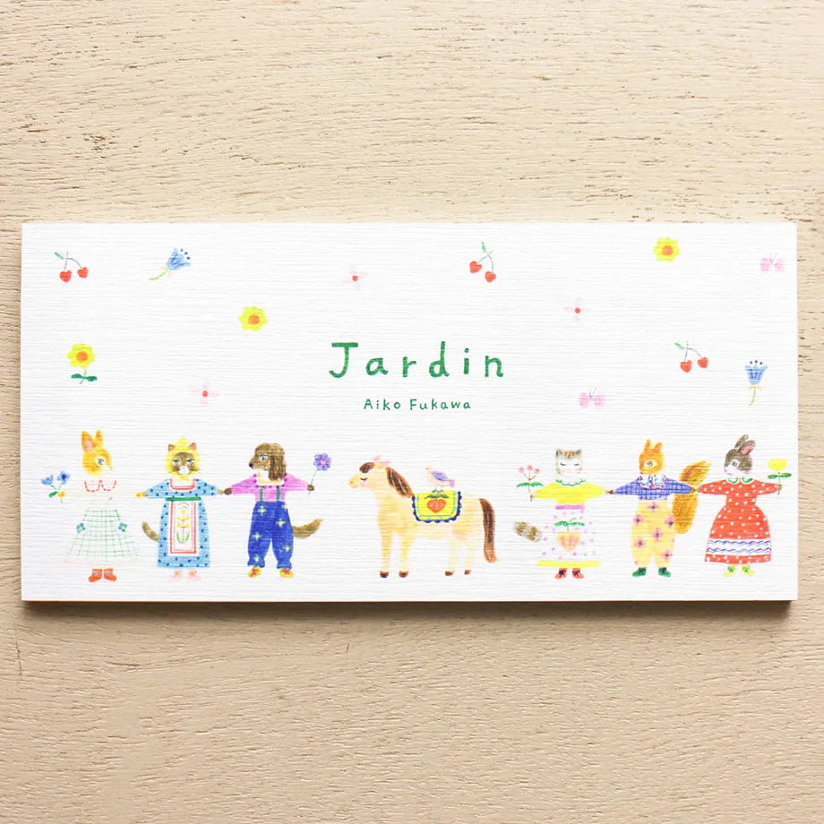 Cozyca Ippitsusen Memo Pad: Jardin