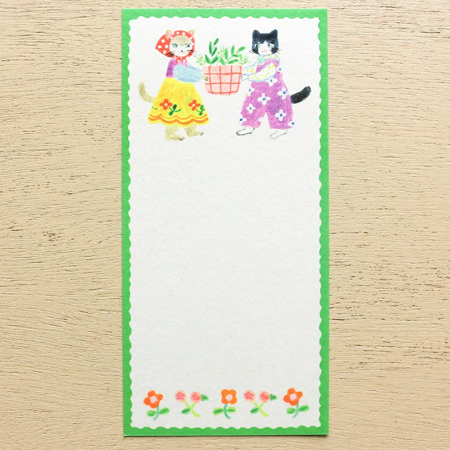 Cozyca Ippitsusen Memo Pad: Jardin