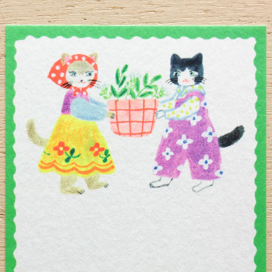 Cozyca Ippitsusen Memo Pad: Jardin