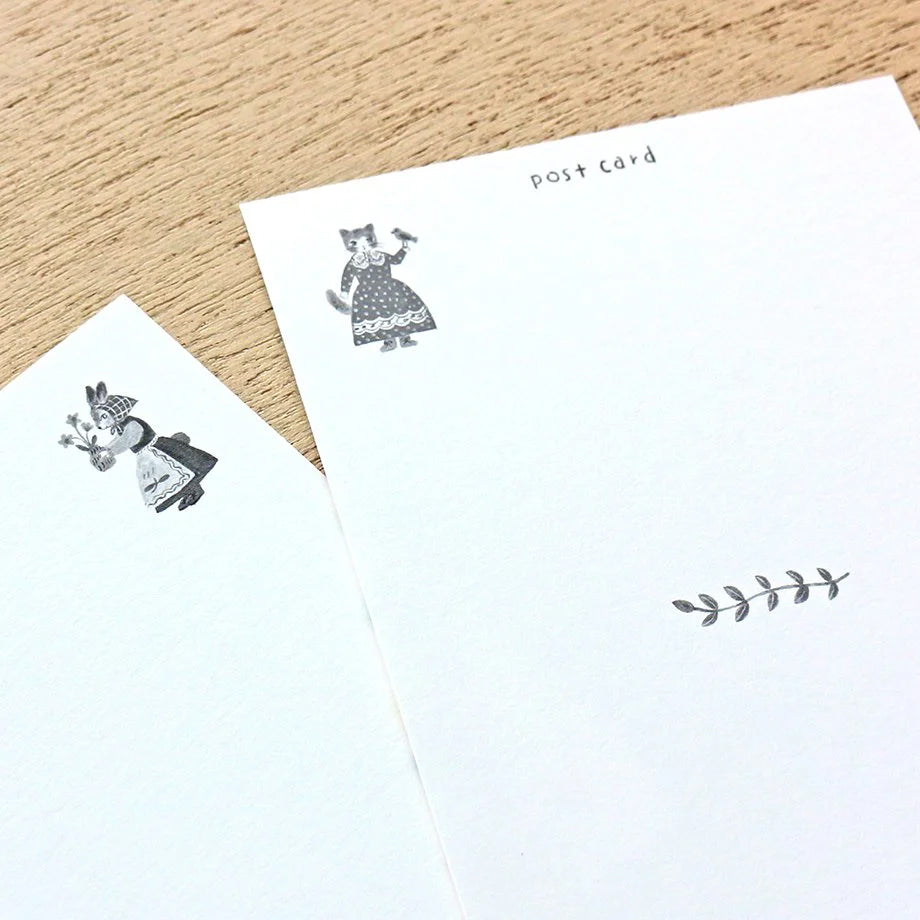 Cozyca Postcards Booklet: Little Fluffy Friends