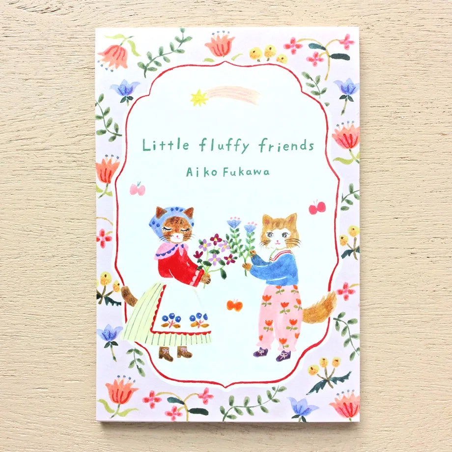 Cozyca Postcards Booklet: Little Fluffy Friends