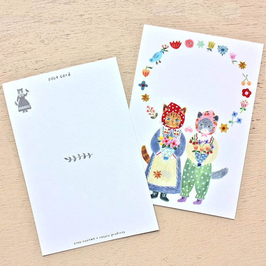 Cozyca Postcards Booklet: Little Fluffy Friends