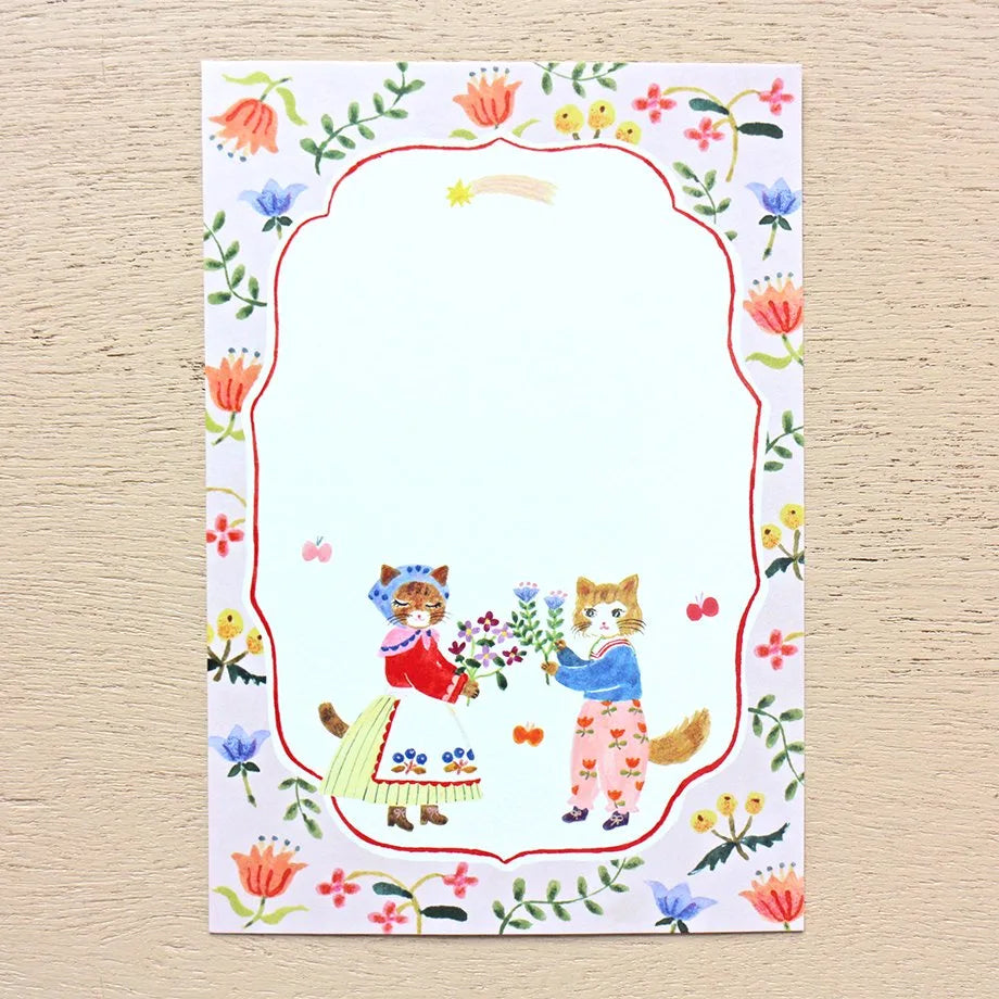 Cozyca Postcards Booklet: Little Fluffy Friends