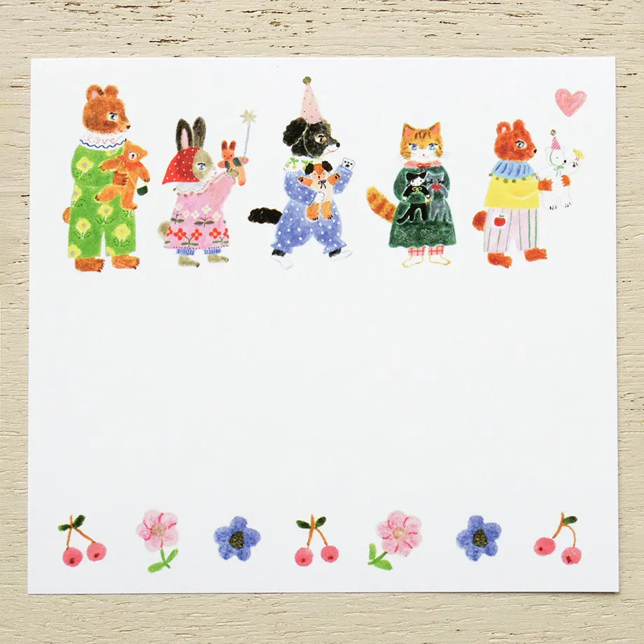 Cozyca Memo Block: Little Fluffy Friends