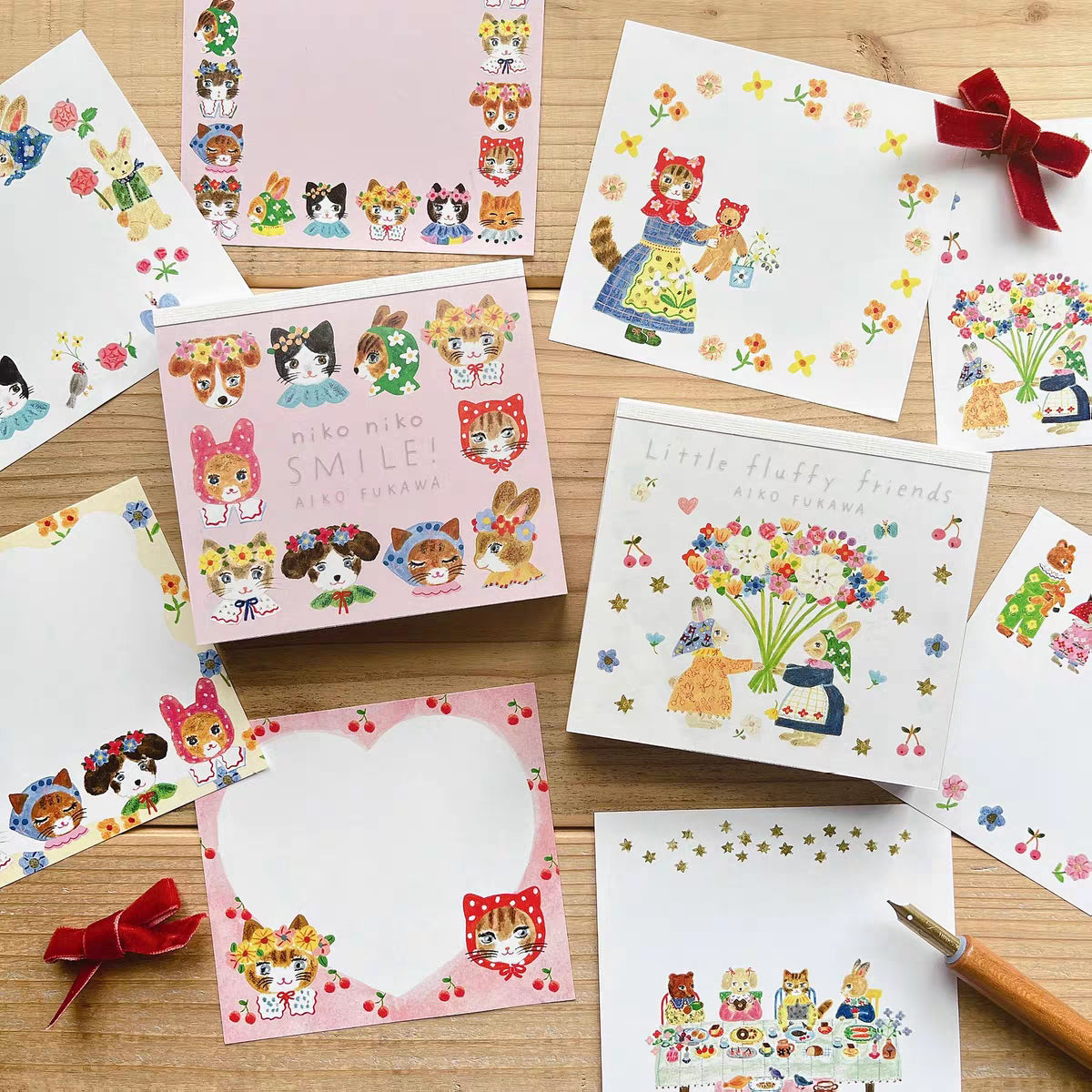 Cozyca Memo Block: Little Fluffy Friends