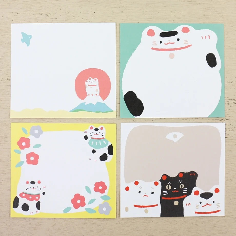 Cozyca Memo Block: Maneki Neko