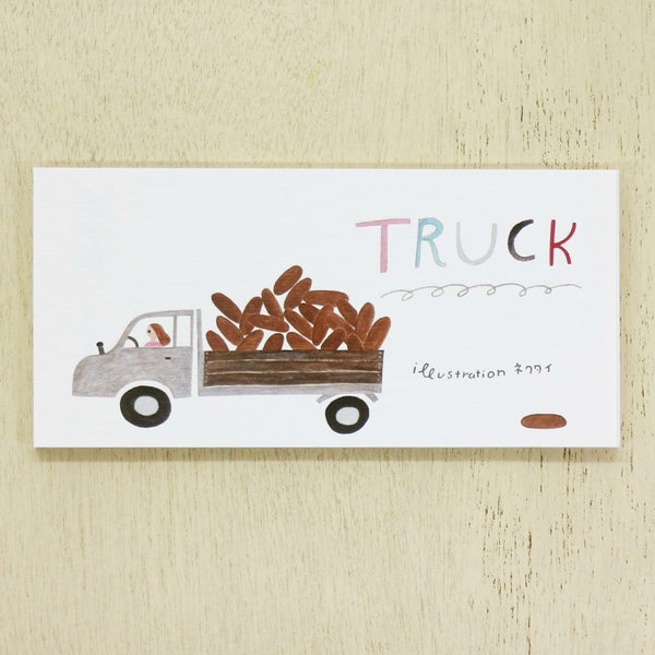 Cozyca Ippitsusen Memo Pad: Truck