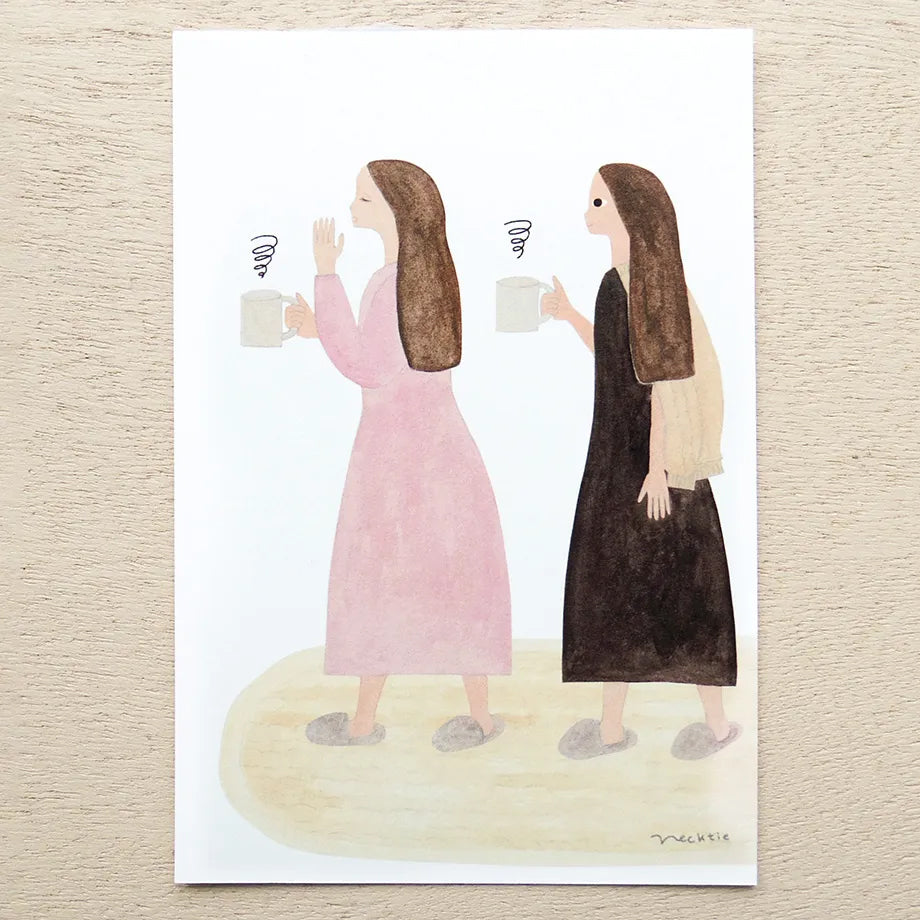 Cozyca Postcards Booklet: Rabbit Guitar