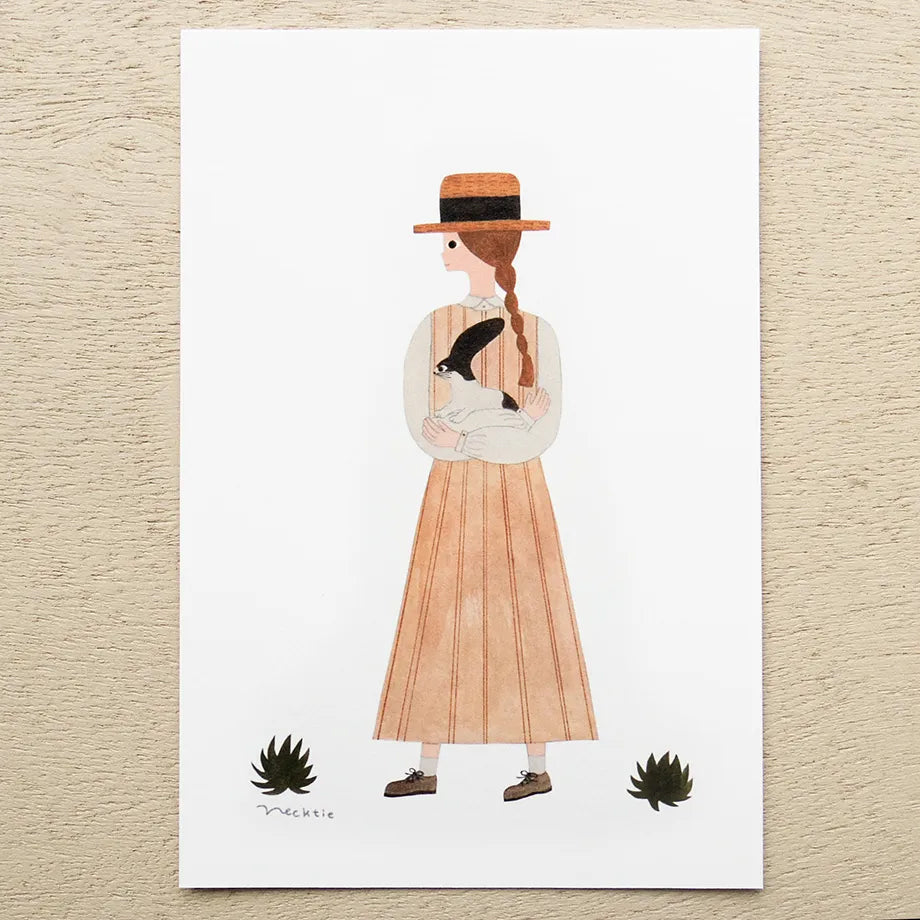 Cozyca Postcards Booklet: Rabbit Guitar