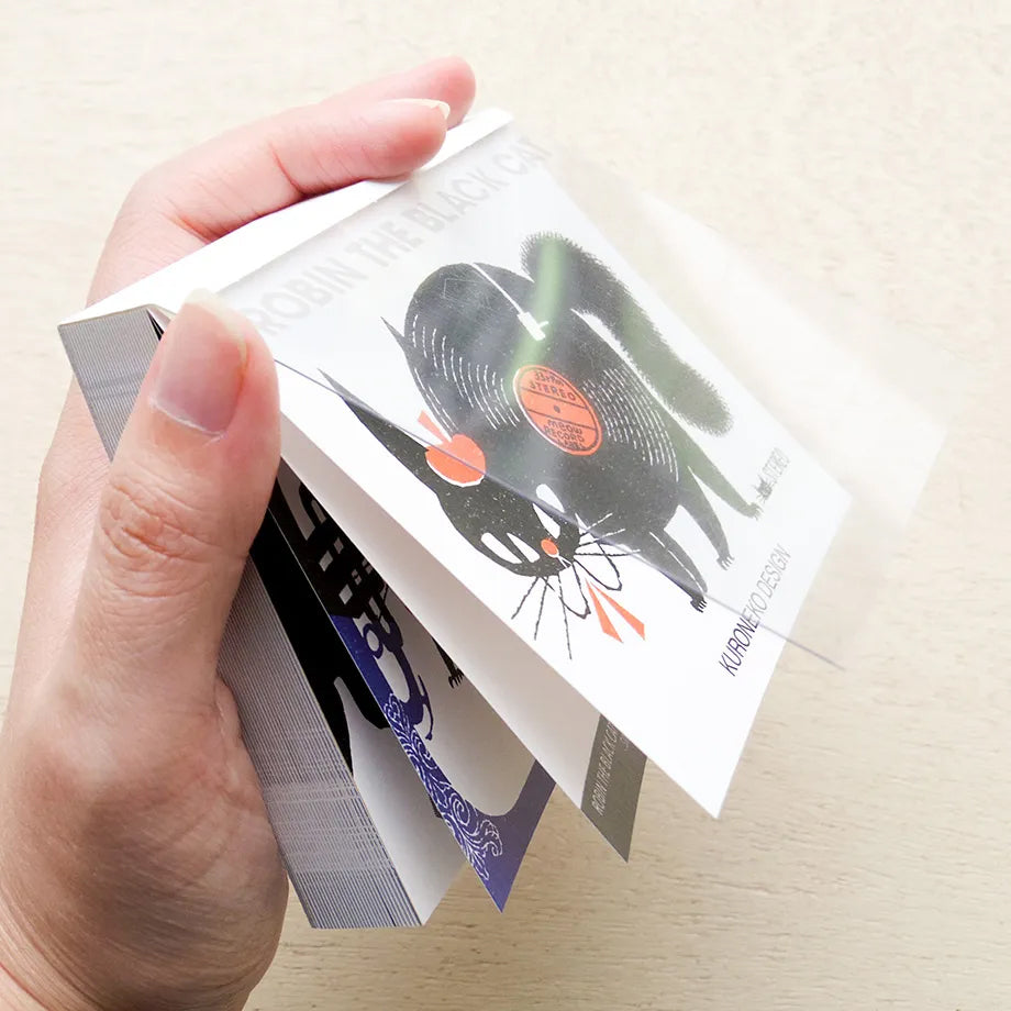 Cozyca Memo Block: Robin The Black Cat