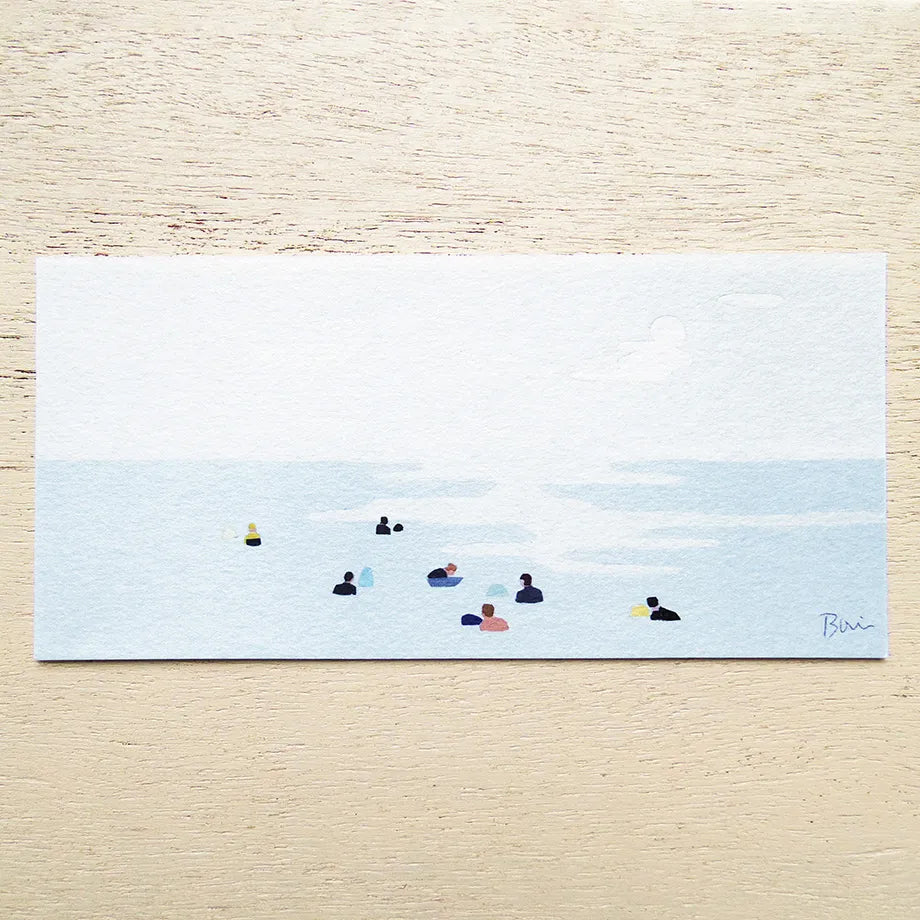 Cozyca Ippitsusen Memo Pad: Seaside