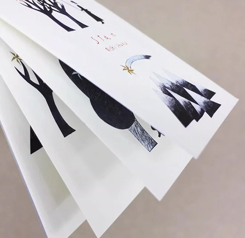 Cozyca Postcards Booklet: Star