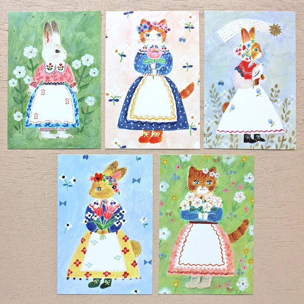 Cozyca Postcards Booklet: Tablier