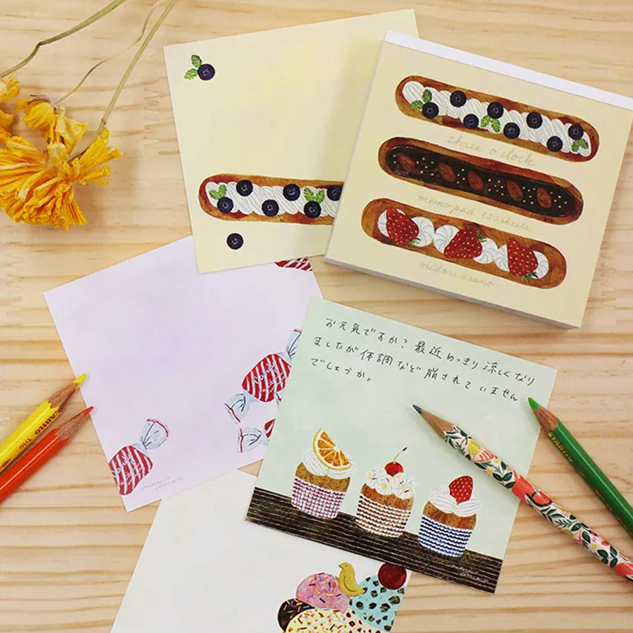 Cozyca Memo Block: Three O'Clock