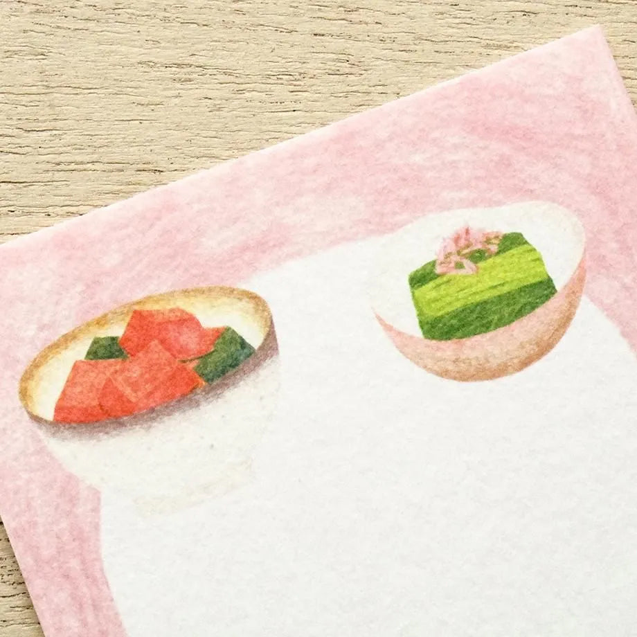Cozyca Ippitsusen Memo Pad: Washoku