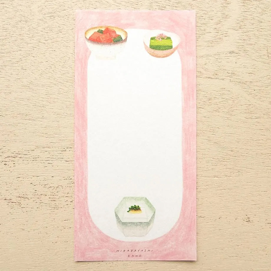 Cozyca Ippitsusen Memo Pad: Washoku