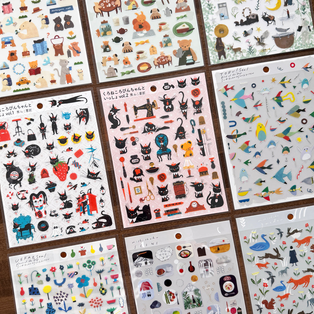 Hyogensha x Cozyca Sticker Sheets (2024)