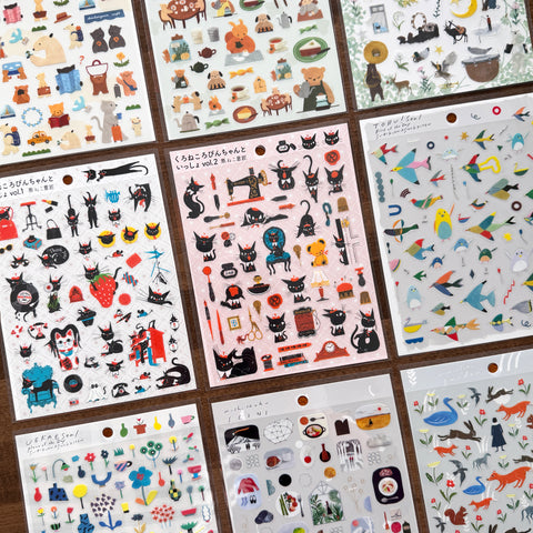 Hyogensha x Cozyca Sticker Sheets (2024)