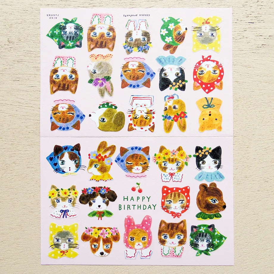 Cozyca x Aiko Fukawa Birthday Cards