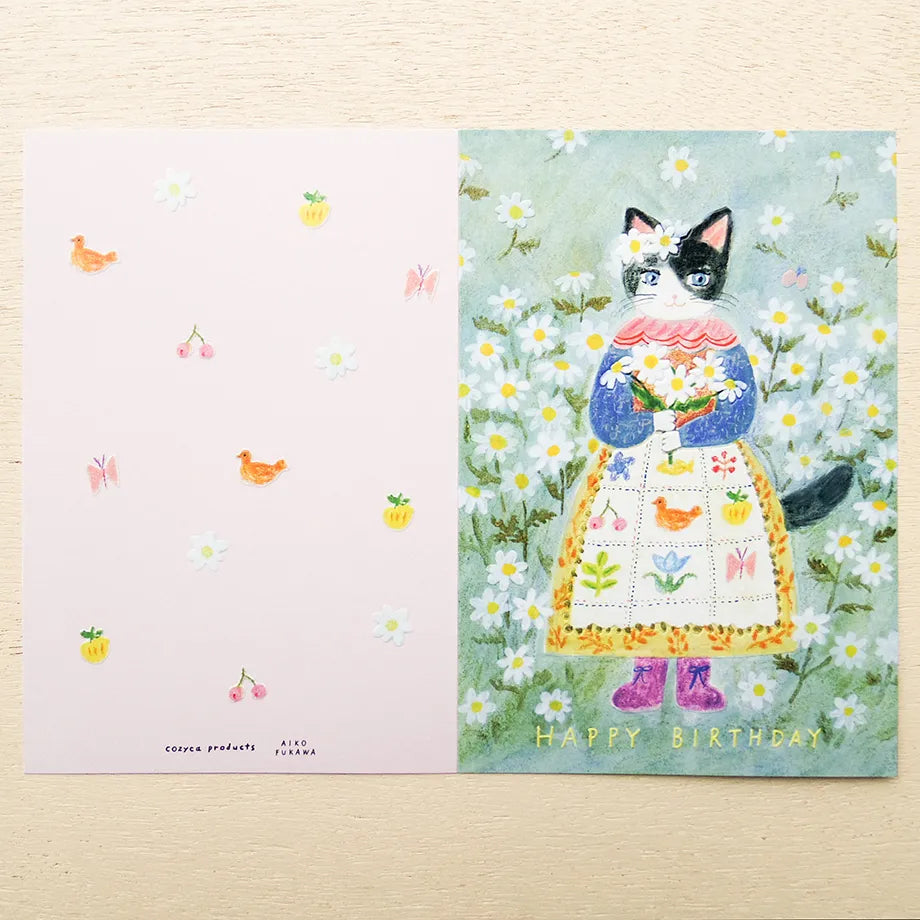 Cozyca x Aiko Fukawa Birthday Cards