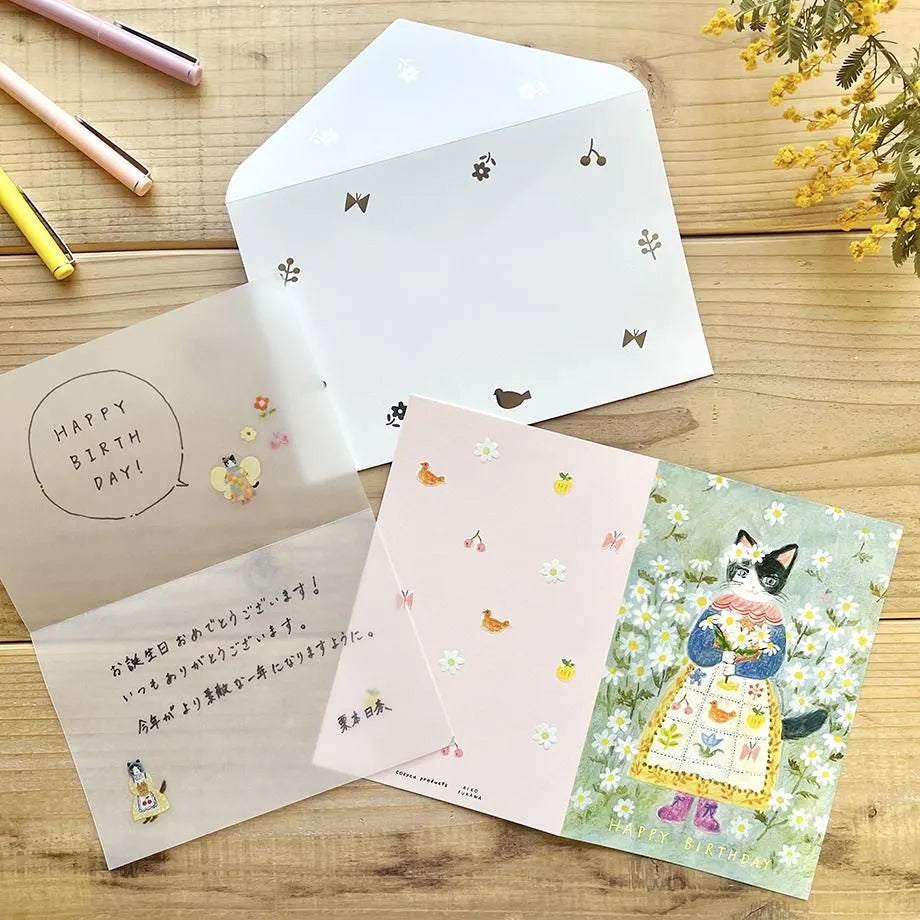 Cozyca x Aiko Fukawa Birthday Cards