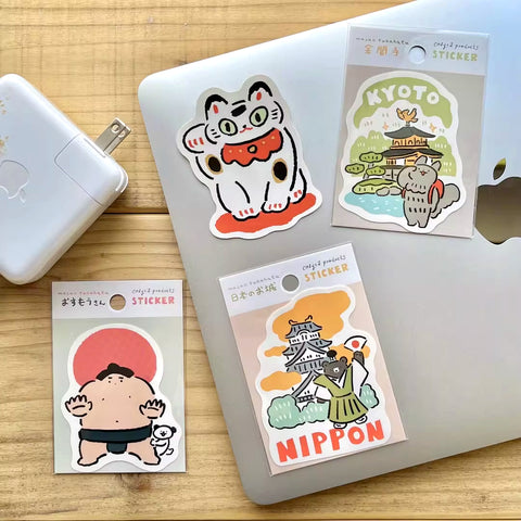Cozyca Vinyl Stickers: Japan Travel Series