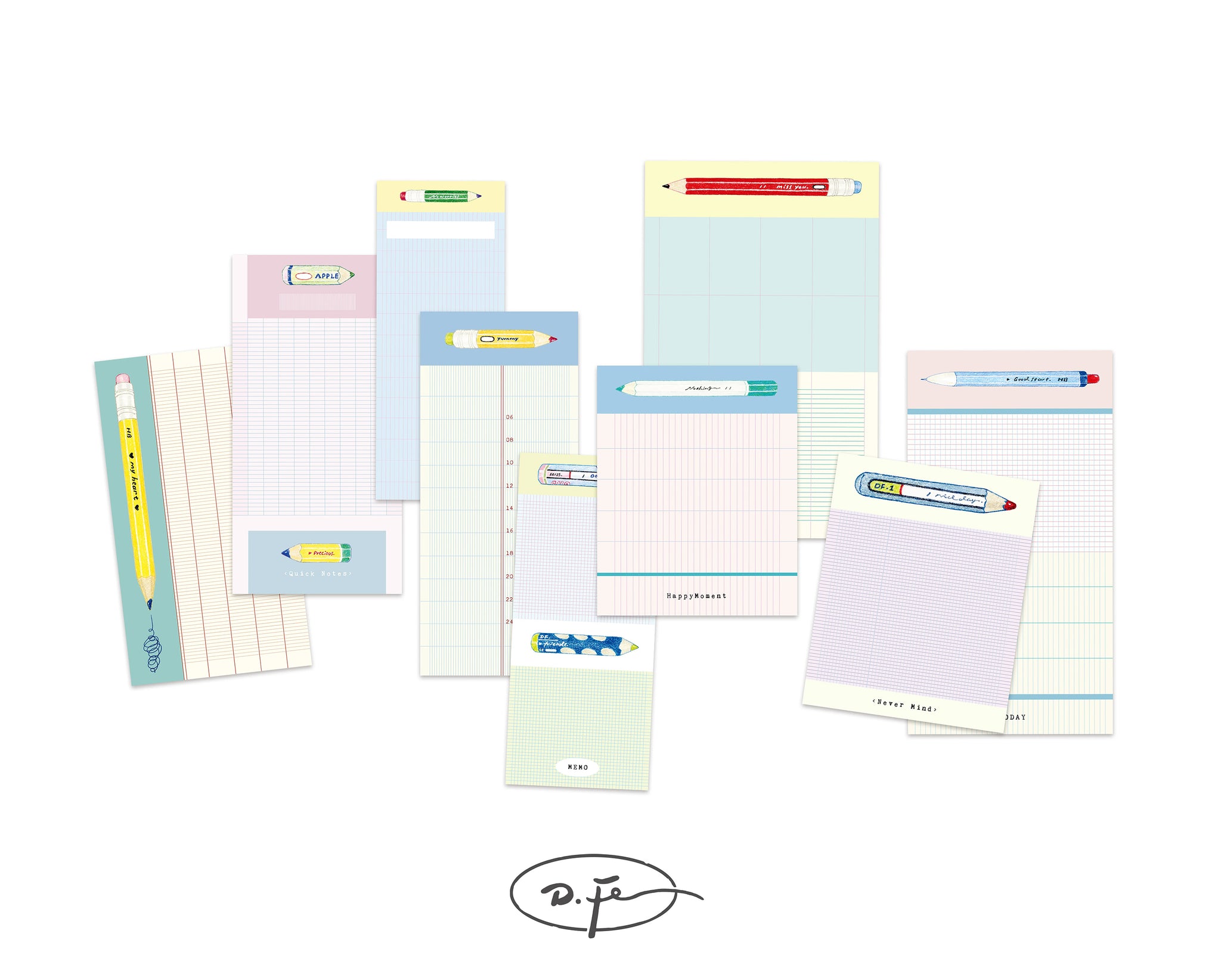 DF Studio Memo Paper: Writing Tools 2