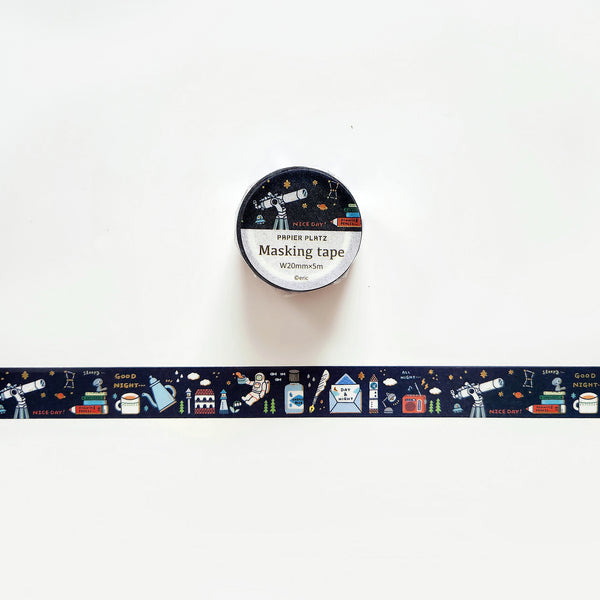 Eric Small Things x Papier Platz Washi Tape: Good Night
