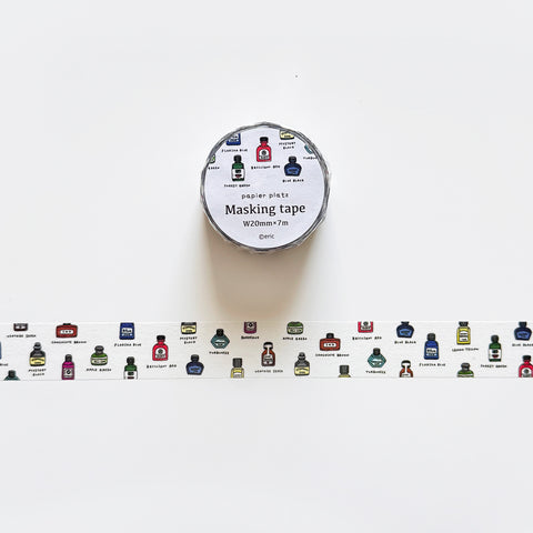 Eric x Papier Platz Washi Tape: Ink Bottles