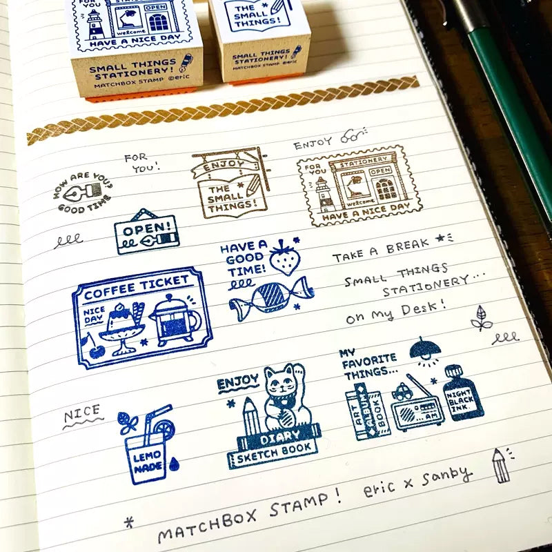 Eric x Sanby Matchbox Stamps