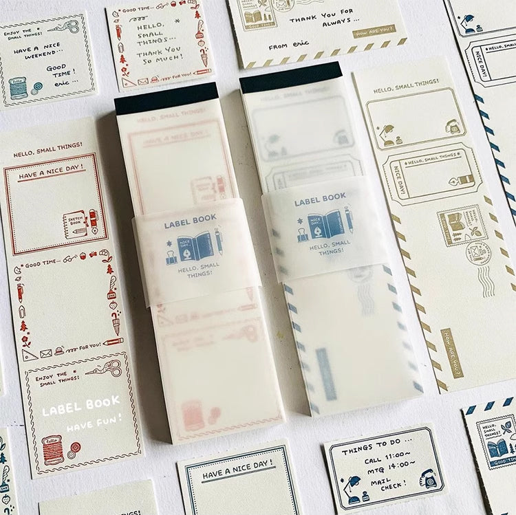 Eric x Oeda Letterpress Label Book