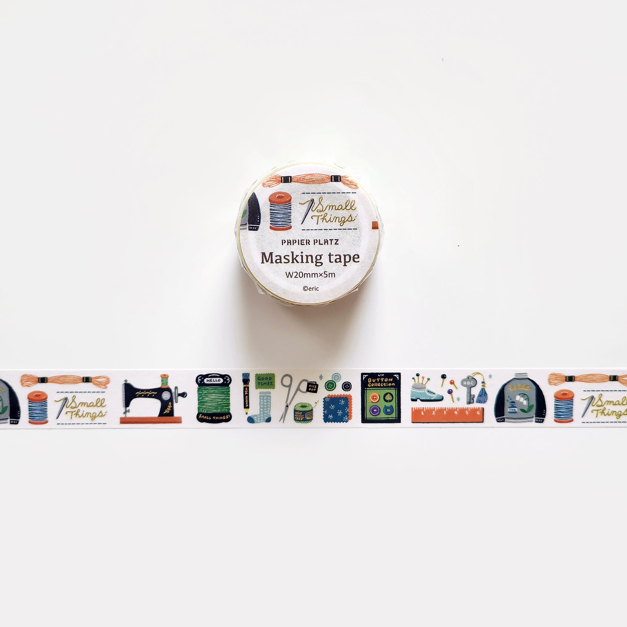Eric Small Things Eric Small Things x Papier Platz Washi Tape: Sewing Notions – Papergame