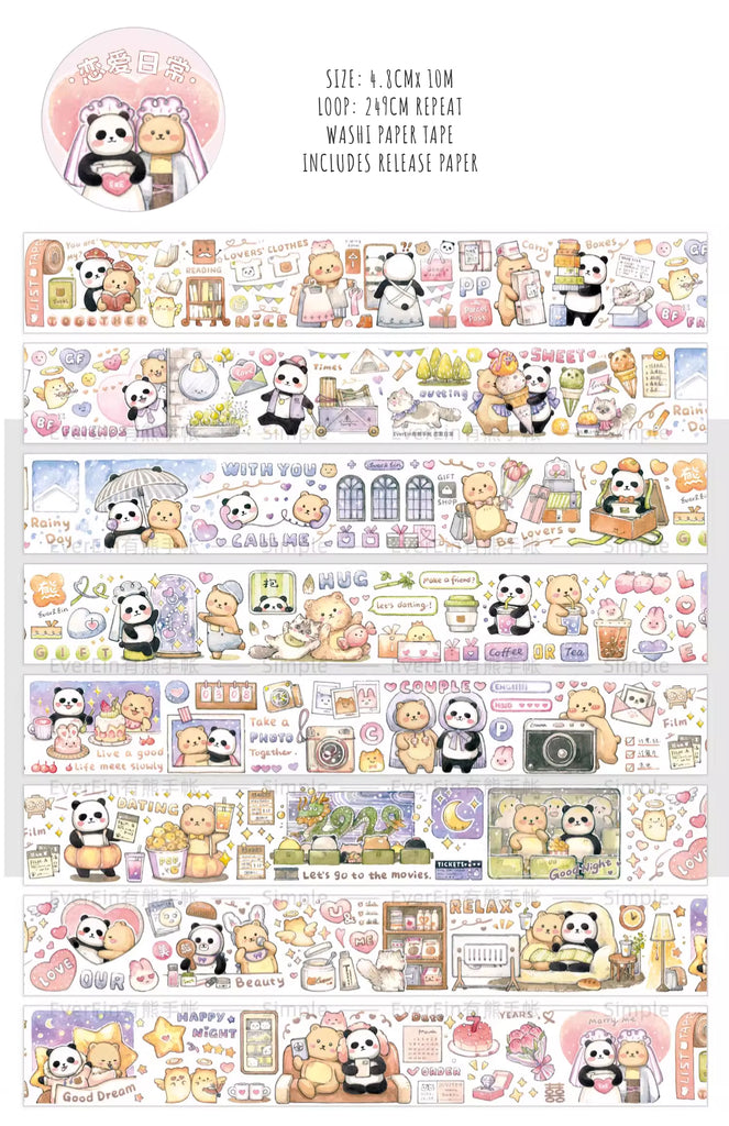 EverEin Washi Tape: Romantic Life