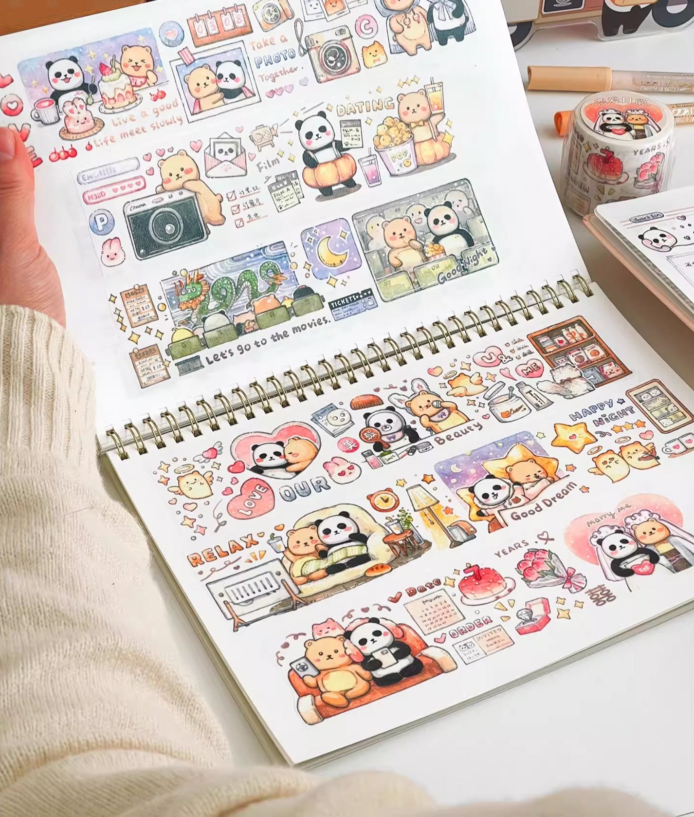 EverEin Washi Tape: Romantic Life