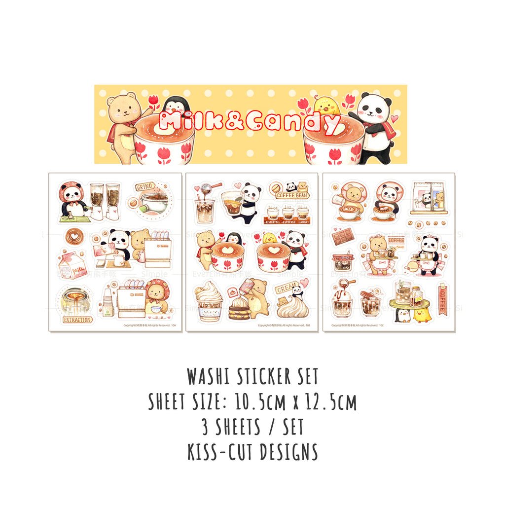 EverEin Sticker Sheet: Milk & Candy and Bitterness