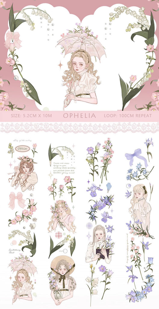 Fabidoo Masking Tape: Ophelia