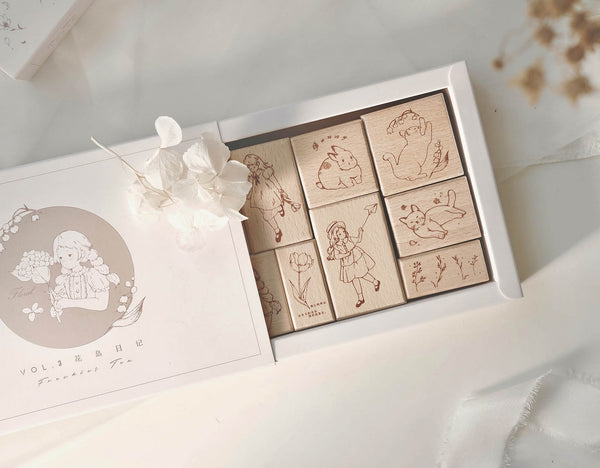 Freckles Tea VOL. 3: Flower Island Diary Stamps
