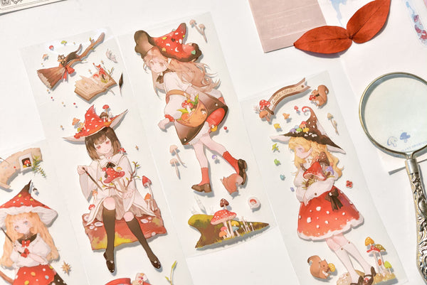 Glacier Museum Masking Tape: Mushroom Girls