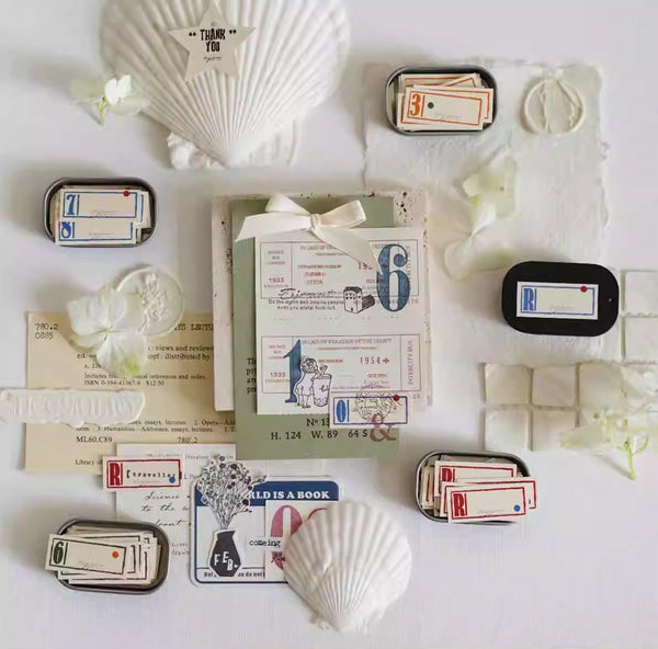 HEEYMIAO Sticker: Mini Tin Can Labels